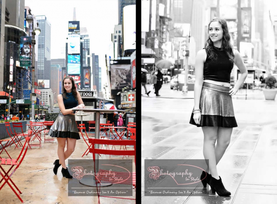 Pre Sweet 16 Party Photos In Times Square